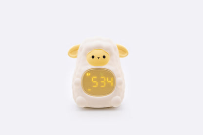 Soft Silicone Lamb Night Light and Sound Clock
