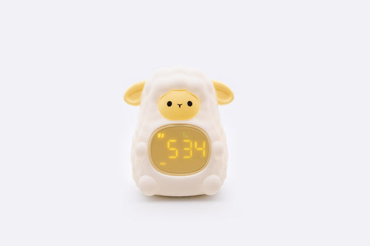 Soft Silicone Lamb Night Light and Sound Clock